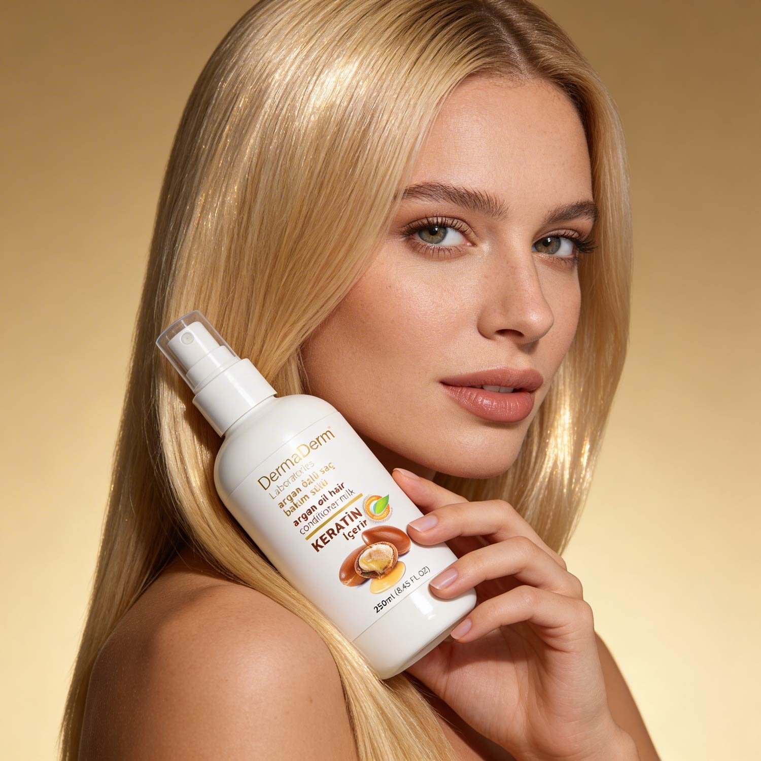 dermaderm argan yağı Özlü saç bakım sütü 250 ml