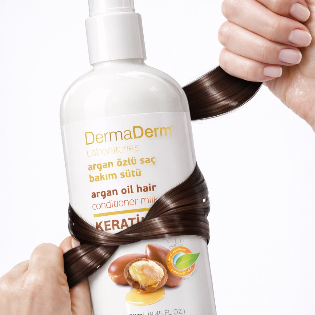 dermaderm argan yağı Özlü saç bakım sütü 250 ml