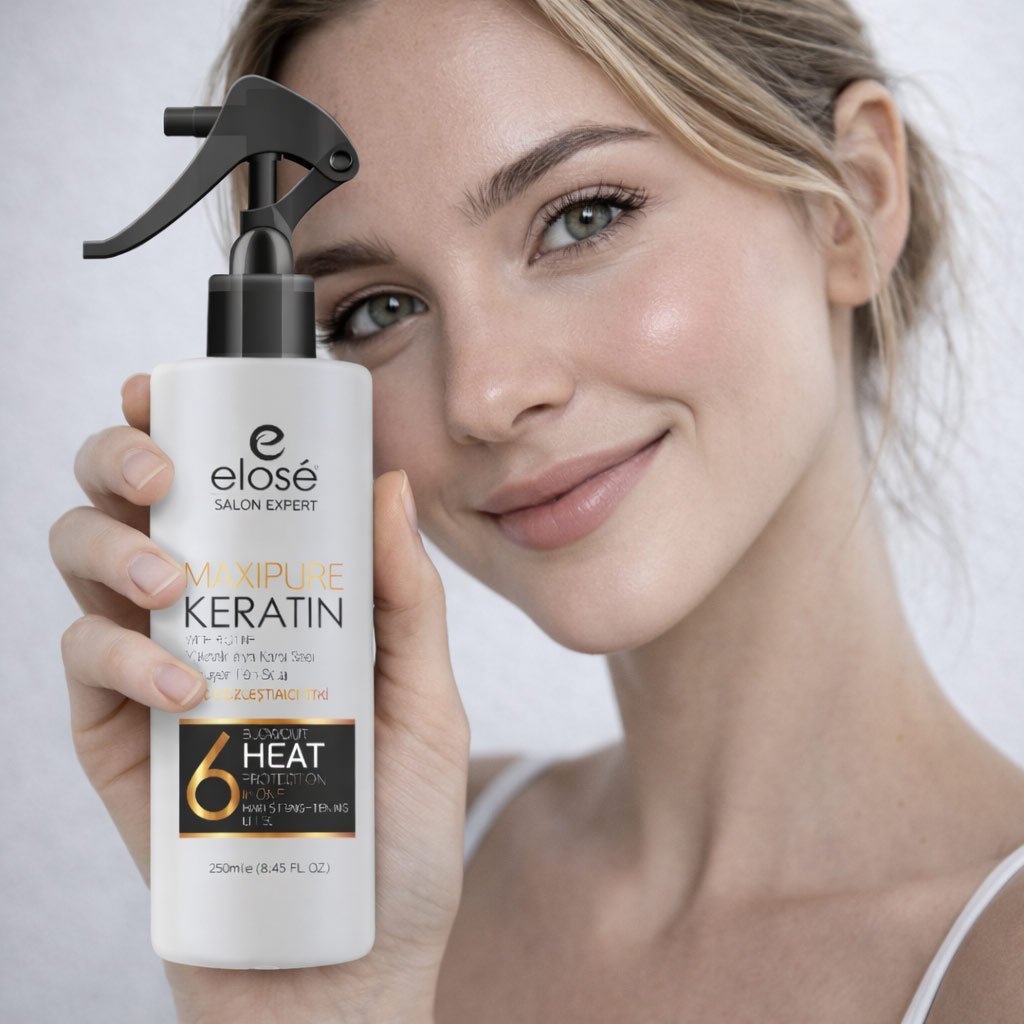 Saç Bakım Sütü (Keratin & Biotin) 250 ml - Elose Isı Koruyucu - Görsel 5