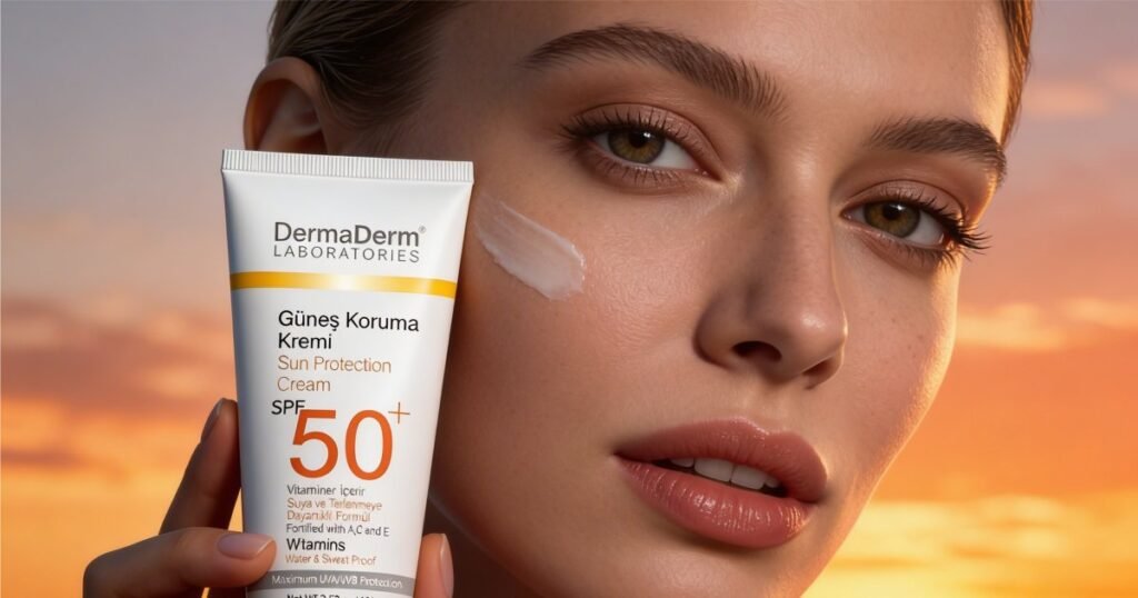 yüz güneş kremi kullanımı SPF 50 güneş koruyucu krem