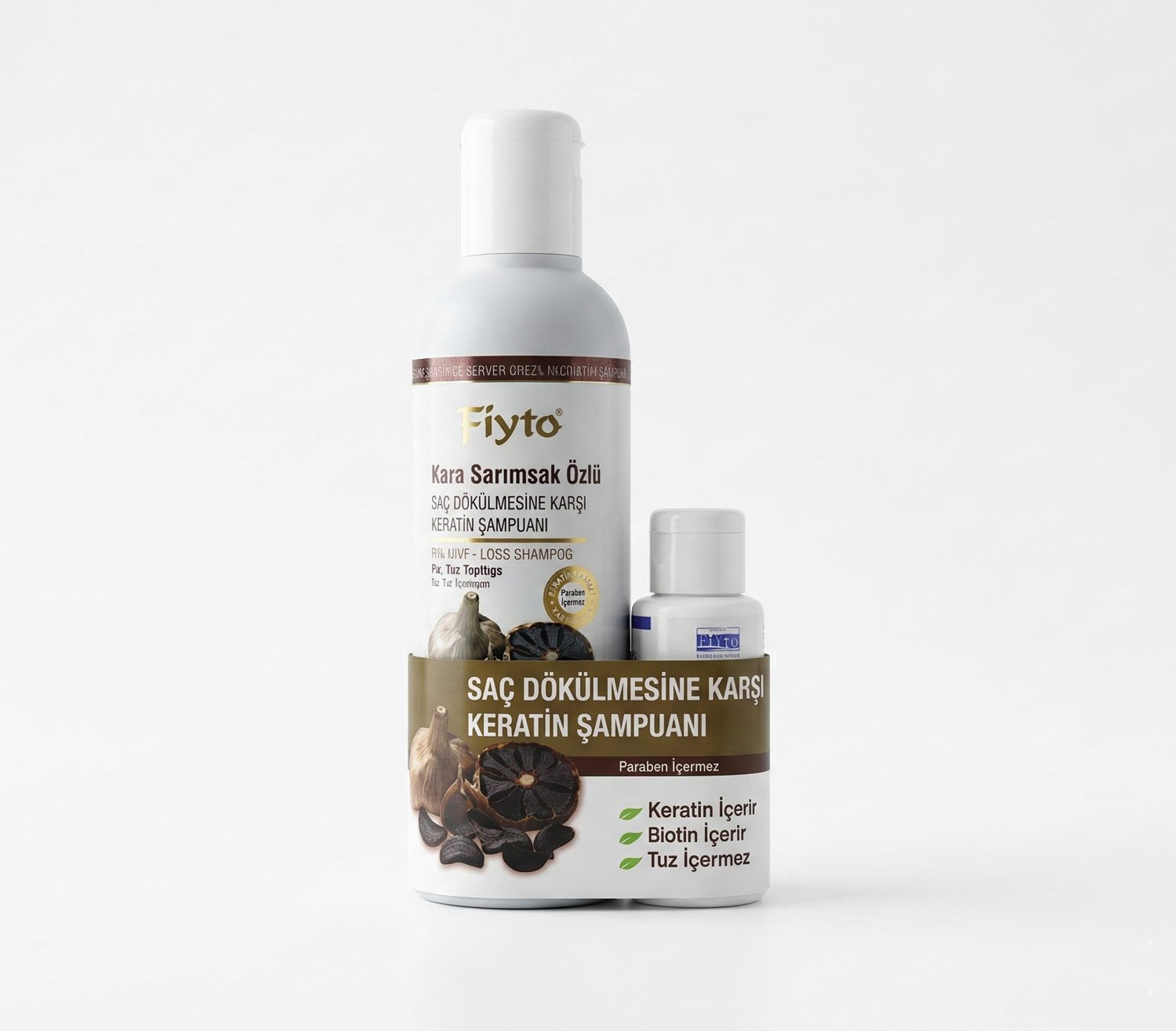 Fiyto Kara Sarımsak Şampuanı 500 ml Saç Güçlendirici ve Dökülme Karşıtı