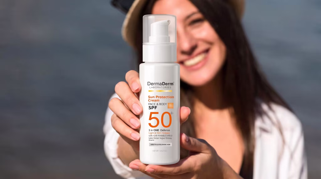 SPF 50+ dermaderm leke kremi yaşlanmaya karşı etkisi
